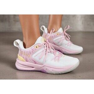 Judah 1 Low "New Creation" Basketball Shoes Pink Christian Men 4.5 Women 6
